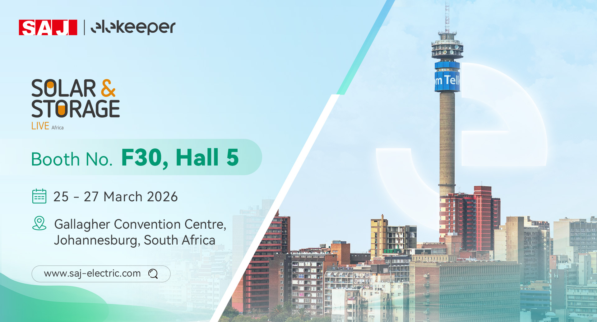 Join SAJ at Solar & Storage Live Africa 2026 in Johannesburg